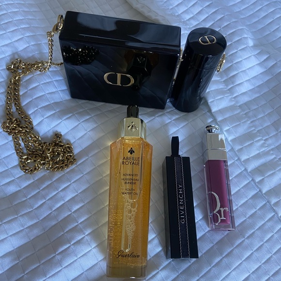 dior and givenchy lipstick and rejuvenating face shield